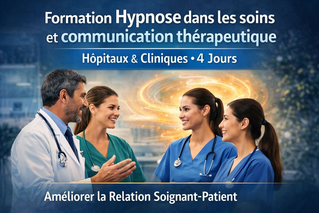 Formation Hypnose dans les soins et communication thérapeutique – Hôpitaux et Cliniques 4 jours
